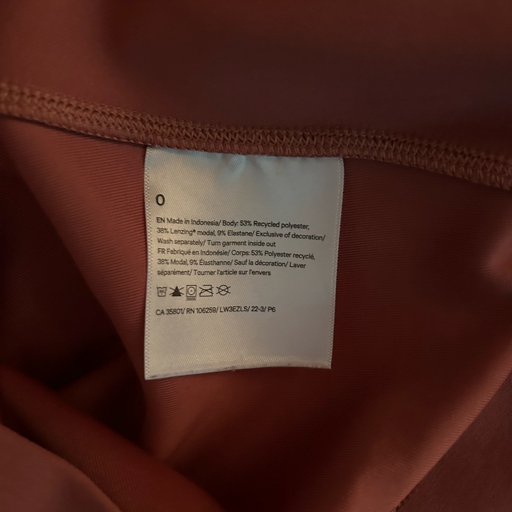 LULULEMON PERFECTLY OVERSIZED CROPPED CREW SOFTSTREME SIZE 0 - Picture 8 of 8